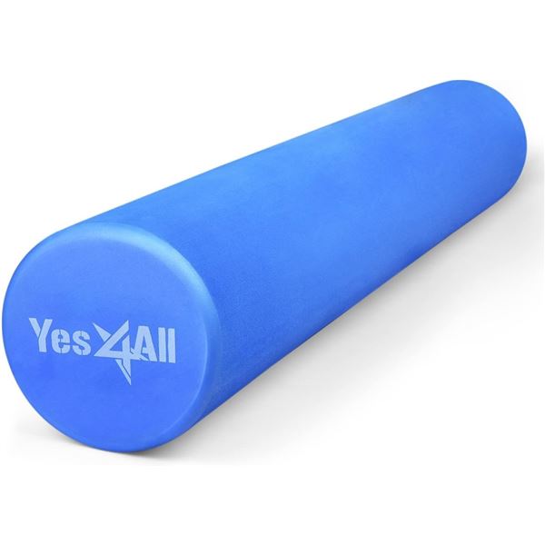 NEW YES4ALL EVA FOAM ROLLER 36 INCH BLUE
