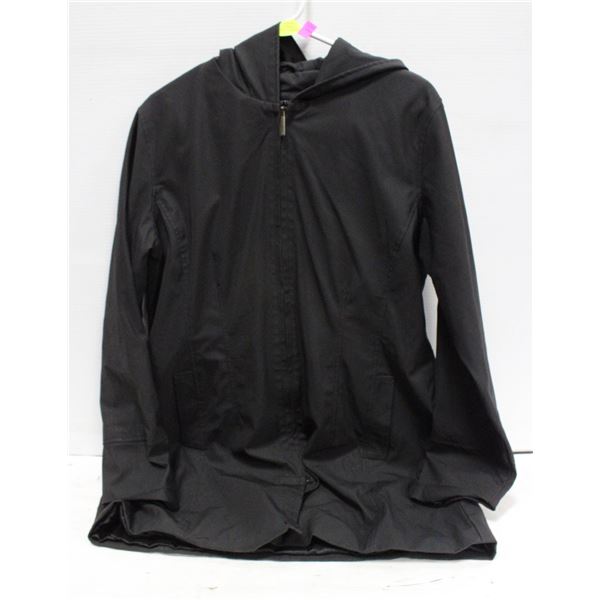 MENS L KENNETH BLACK 3/4 LENGTH JACKET