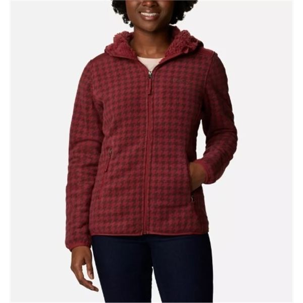 NEW COLUMBIA WOMENS WINTER PASS PRINT FLEECE FULL
