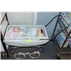 Image 1 : 1960'S BABY DOLL STROLLER WITH DOLL & CLOTHING