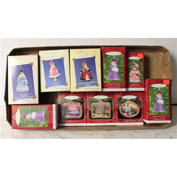 NEW VINTAGE VICTORIAN HALLMARK ORNAMENTS