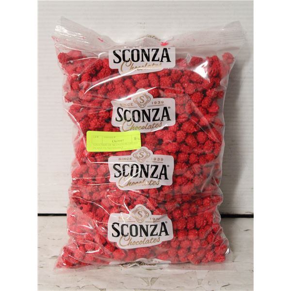 5 POUNDS OF SCONZA PEARLED PEANUTS NO VISIBLE