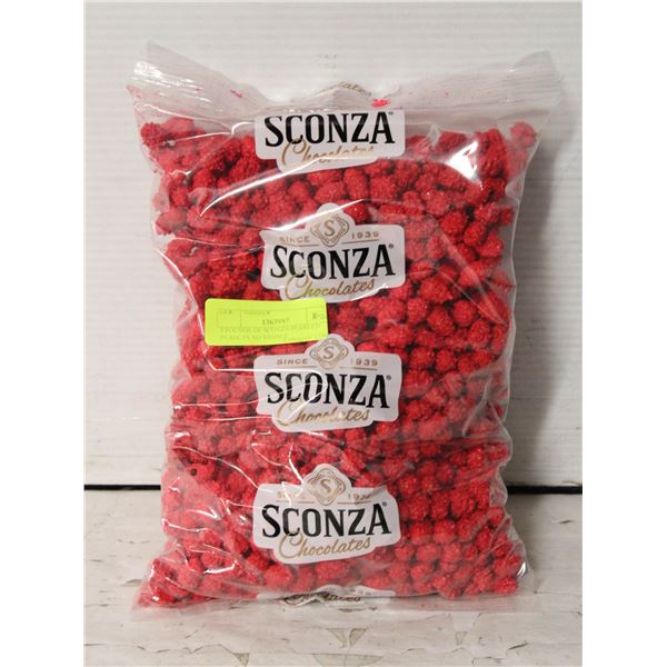 5 POUNDS OF SCONZA PEARLED PEANUTS NO VISIBLE