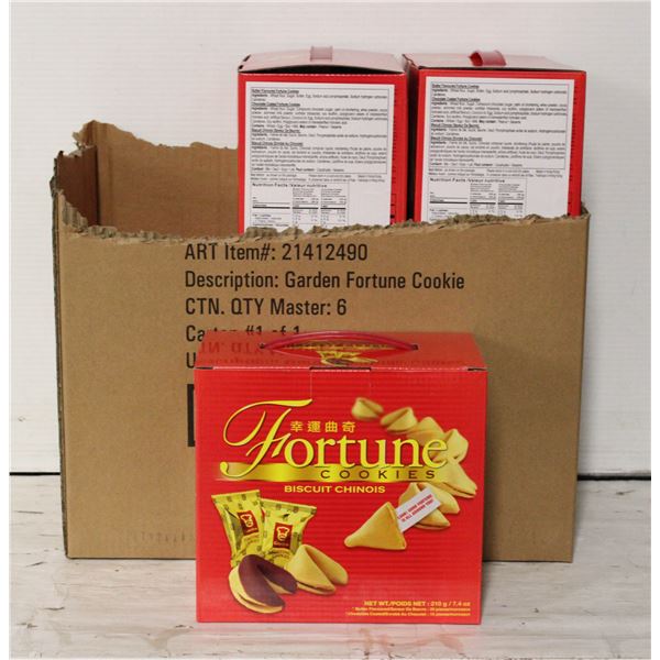 SIX BOXES FORTUNE COOKIES
