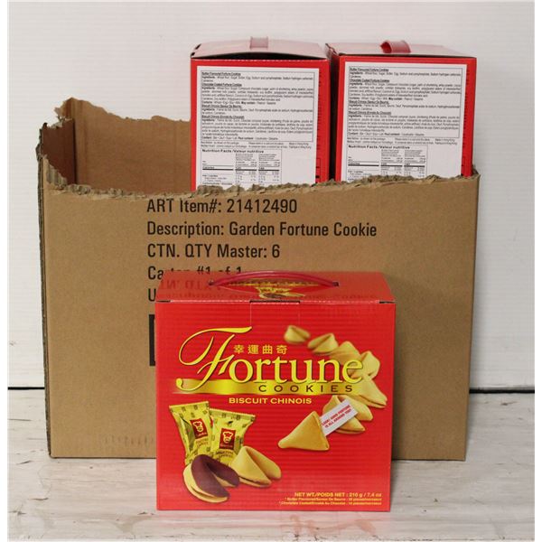 SIX BOXES FORTUNE COOKIES