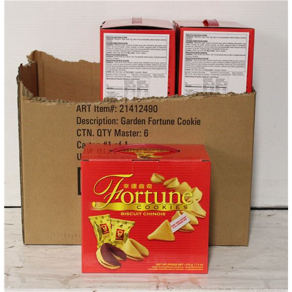 SIX BOXES FORTUNE COOKIES