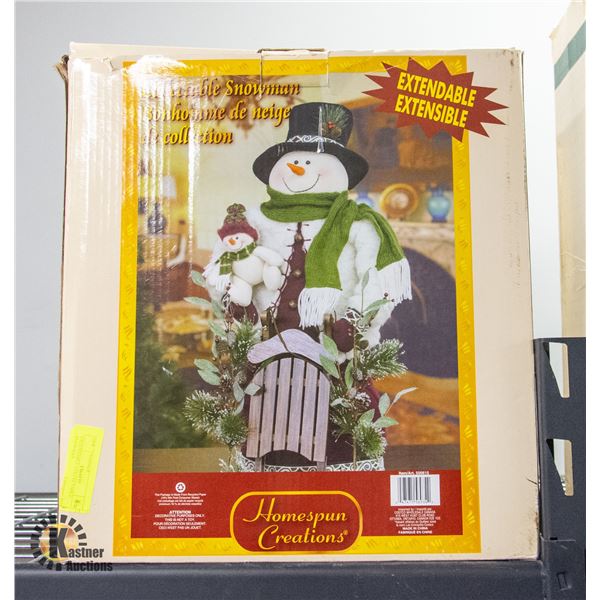 EXTENDABLE COLLECTABLE SNOWMAN