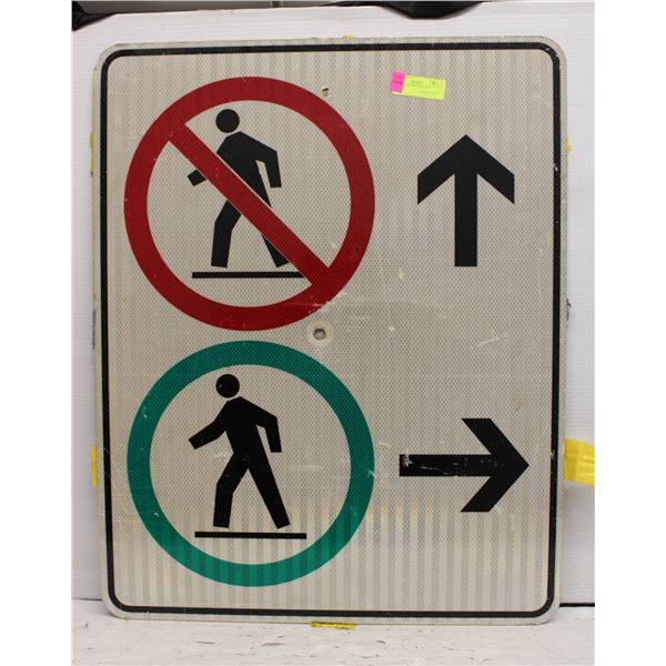 PEDESTRIAN CROSSING SIGN