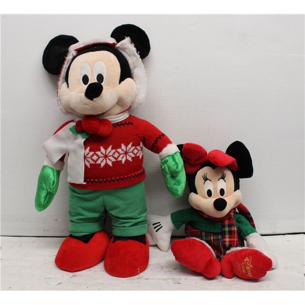 MICKEY & MINNIE MOUSE STUFFIES