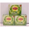 Image 1 : THREE BOXES OF LIPTON GREEN TEA