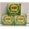 Image 1 : THREE BOXES OF LIPTON GREEN TEA