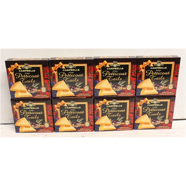 EIGHT PACKAGES OF SCOTTISH SHORTBREAD