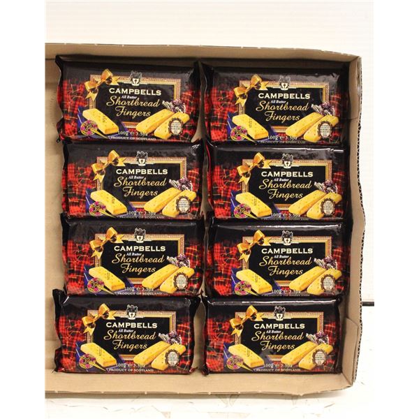 EIGHT PACKAGES OF SCOTTISH SHORTBREAD NO