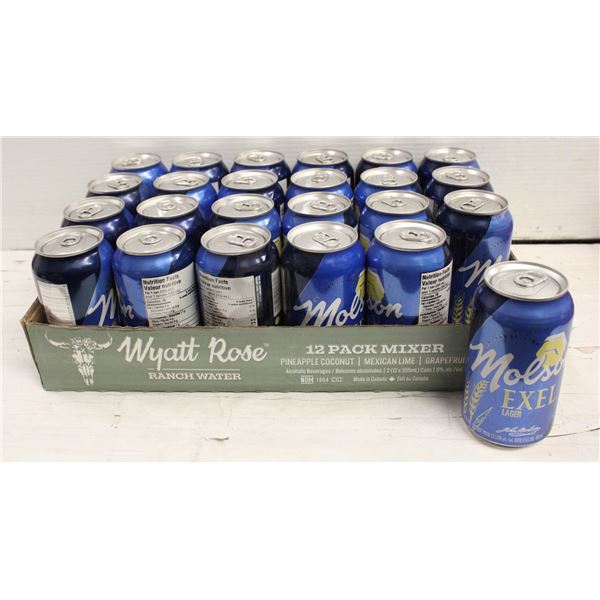 24 PC MOLSON EXEL NON ALCOHOLIC BEER