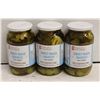 Image 1 : THREE JARS OF PC 1 L OF SWEET PICKLES