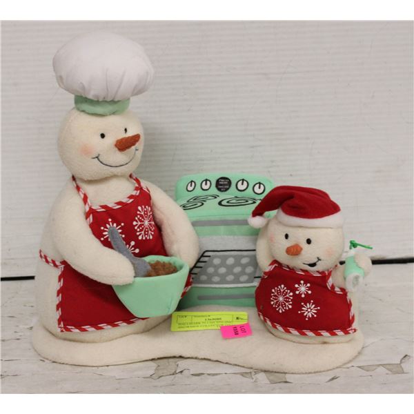 HALLMARK PLUSH SINGING SNOWMEN COLLECTOR ITEM
