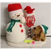 Image 1 : HALLMARK PLUSH SINGING SNOWMEN COLLECTOR ITEM