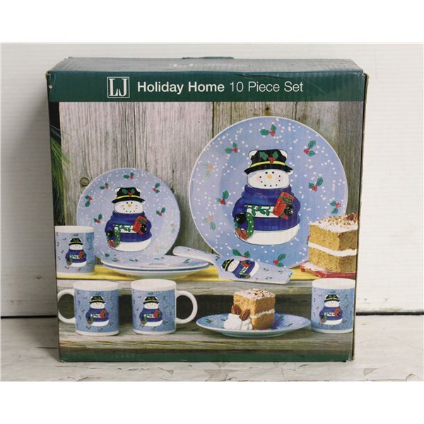 CHRISTMAS DISHES SET