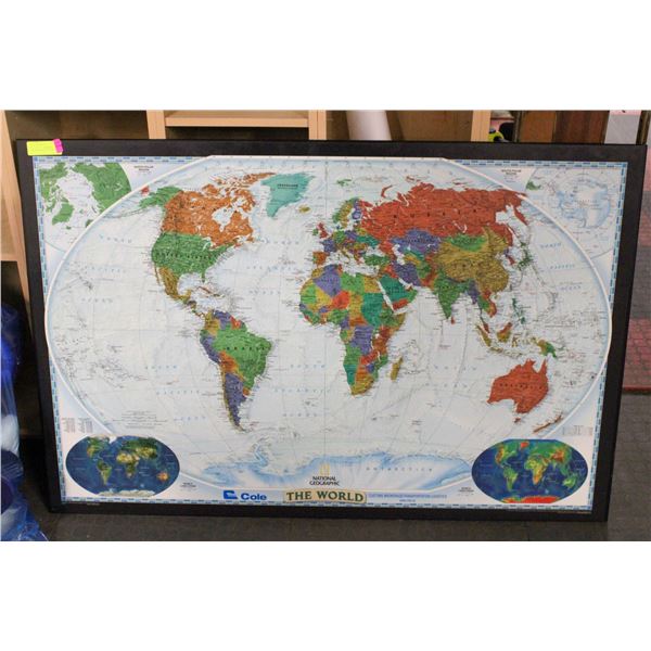 WORLD PICTURE 46'' X 30'' (WOOD).