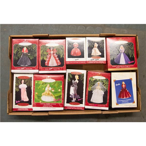 NEW VINTAGE BARBIE HALLMARK ORNAMENTS