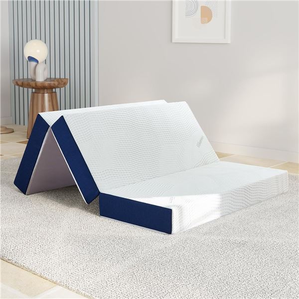 NEW BAMBOO QUEEN SIZE TRIFOLD MATTRESS