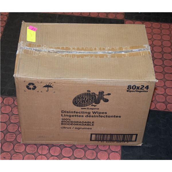 MR. VALET DISINFECTING WIPES 80X24 WIPES