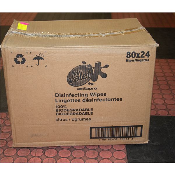 MR. VALET DISINFECTING WIPES 80X24 WIPES
