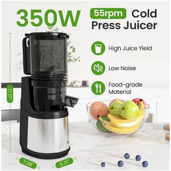 NEW CANOLY JE-37B MASTICATING JUICER