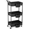Image 1 : NEW HBTOWER 3 TIER ROLLING CART