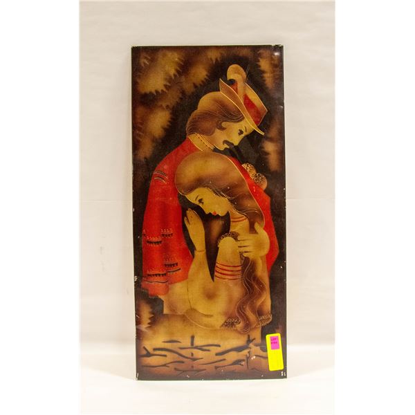 VINTAGE UKRANIAN HUTSUL METAL ETCHING