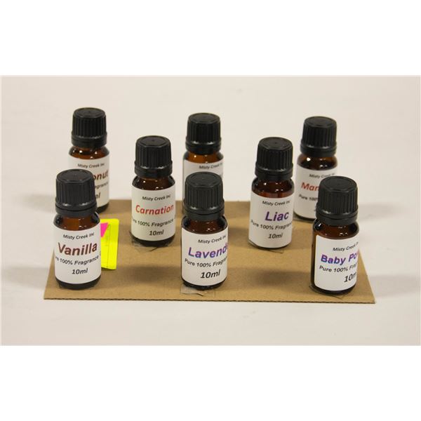 NEW 8 BOTTLES 10 ML "FRAGRANCE"