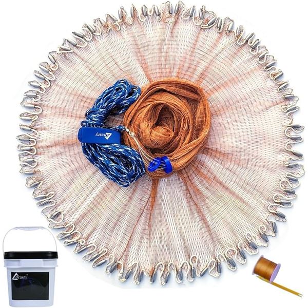 NEW DRASRY SALTWATER AMERICAN FISHING NET 4 FT