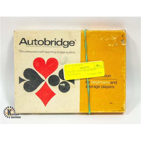 VINTAGE 1970 PARKER BROS AUTOBRIDGE