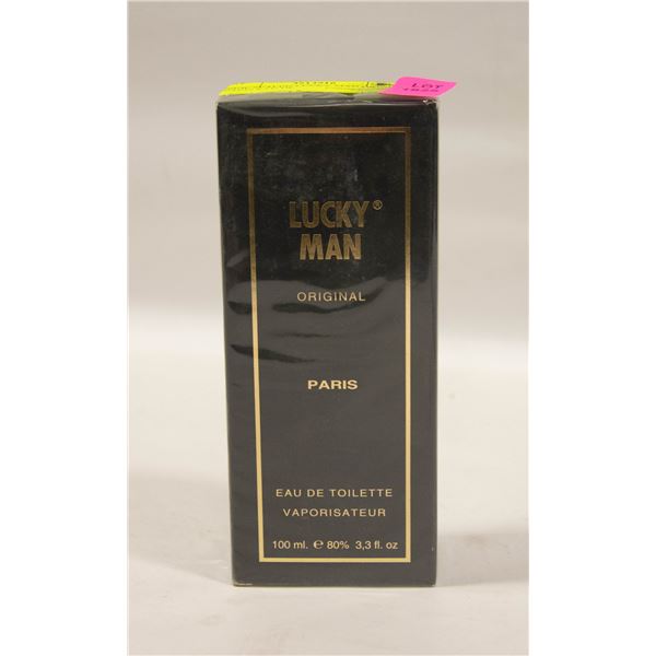 NEW SEALED LUCKY MAN ORIGINAL PARIS EAU DE