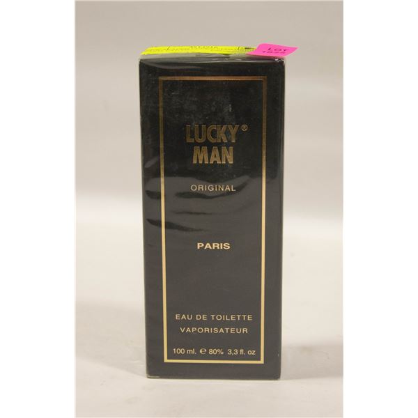 NEW SEALED LUCKY MAN ORIGINAL PARIS EAU DE