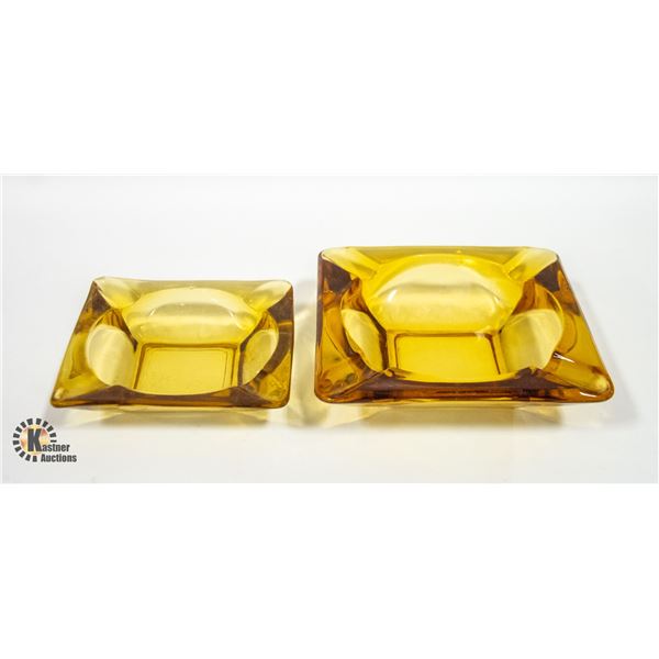 VINTAGE ANCHOR HOCKING AMBER