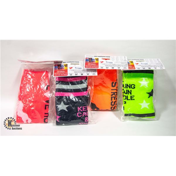 NEW 4 PACKAGE AUTHENTIC WACKY