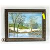 Image 1 : VINTAGE FRAMED OIL PAINTING