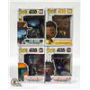 Image 1 : 4 STAR WARS FUNKO POP