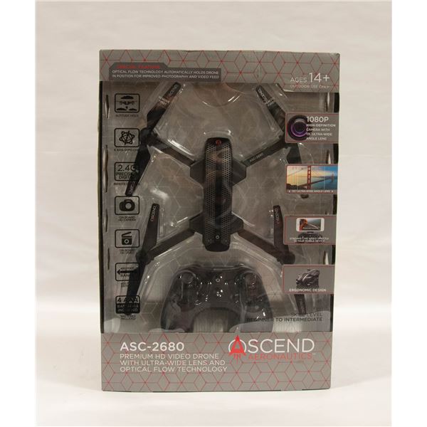 NEW ASCEND ASC-2680 PREMIUM HD VIDEO DRONE