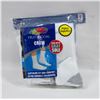 Image 1 : WHITE CREW SOCKS 6-12 SIZE 6-PACK FRUIT OF LOOM