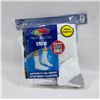 Image 1 : WHITE CREW SOCKS 6-12 SIZE 6-PACK FRUIT OF LOOM