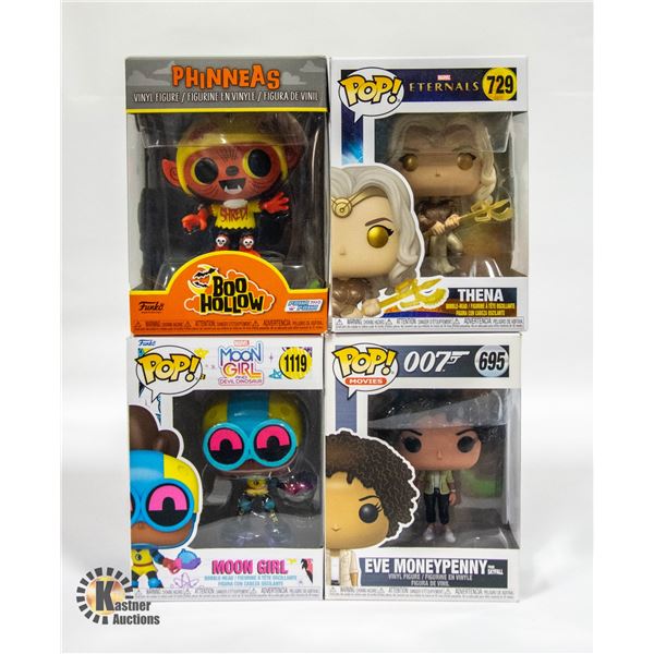 4 ASST FUNKO POP
