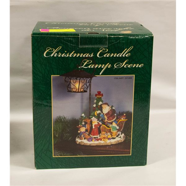 CHRISTMAS CANDLE LAMP SCENE