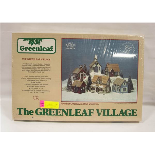 SEALED 1985 THE GREENLEAF VILLAGE CHRISTMAS
