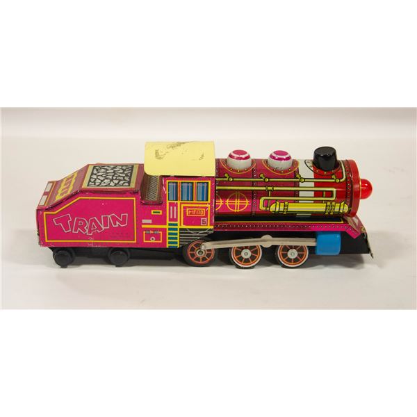VINTAGE TIN TRAIN LOCOMOTIVE