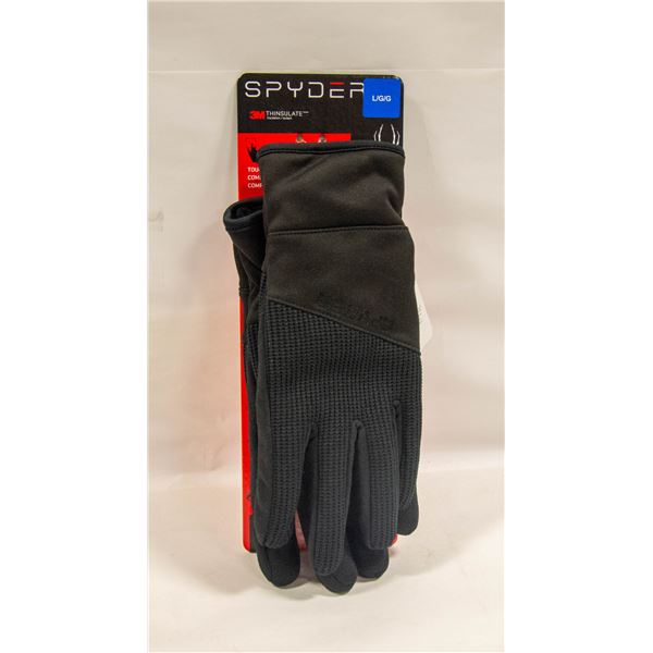 SPYDER MEN'S CORE CONDUCT GLOVES, SIZE L