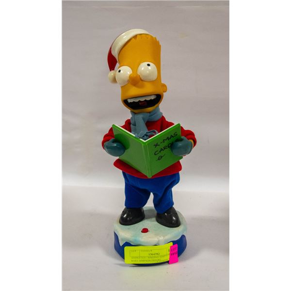 ANIMATED / SINGING SIMPSONS BART SIMPSON FIGURE