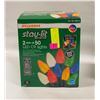 Image 1 : NEW SYLVANIA STAY-LIT 2 SETS OF 50 LED C9 LIGHTS