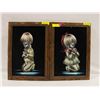 Image 1 : PAIR OF VELVET PICTURES